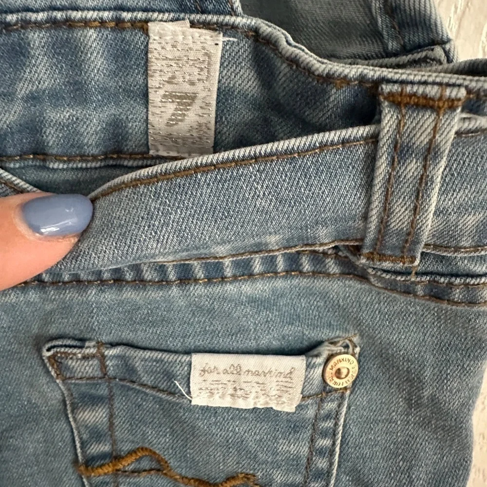 7 for all Mankind Toddler Girls Overall Shorts with Lace detail size 18 M